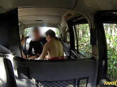 Driver Fucks Two Bitchy Babes
