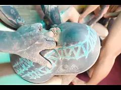 素人, アナル, イマラチオ, Hd, オージー, タトゥー