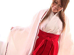 asian bombshell teases the camera before getting humped