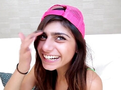 Arabisch, Zwart, Bruinharig, Rondborstig, Sperma shot, Lul, Sperma in gezicht, Hd