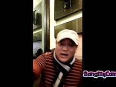 Amateur, Asiatique, Nana, Gros seins, Masturbation, Pute, Solo, Nénés