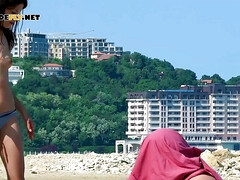 18 jahre, Leie, Braunhaarige, Nudist, Öffentlich, Jungendliche (18+), Titten, Spanner