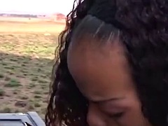 Anal, Sadomasoquismo, Verga grande, Negro, Coche, Ébano, Sexo duro, Al aire libre