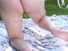 Ama de casa, Masturbación, Maduro, Público, Afeitado