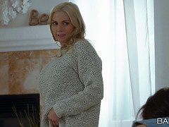 69, ブロンド, 巨乳な, 指いじり, レズビアン, なめる, オーガズム, オッパイの
