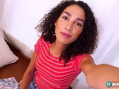 Leie, Braunhaarige, Schwarz, Hd, Masturbation, Solo