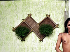 Anal, Bikini, Al aire libre, Piscina, Solo, Tatuaje, Tetas, Juguetes