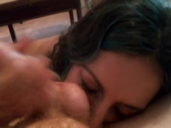 Amateur, Sucer une bite, Brunette brune, Couple, Queue, Hd, Pov, Avaler