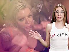 Grote lul, Grote mammen, Blond, Man die toekijkt, Interraciaal, Moeder die ik wil neuken, Tieten likken, Vrouw