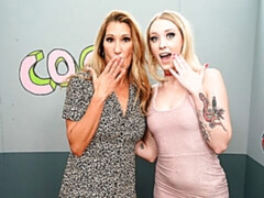 黒人, フェラチオ, バック, フェティッシュ, のぞき穴, グループ, 異人種間, オッパイの