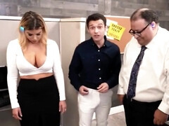 Tetas grandes, Rubia, Engañando, Maduro, Madres para coger, Oficina, Trio, Tetas