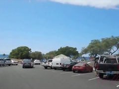 Leie, Strand, Blondine, Fussjob, Öl, Zierlich, Dürr, Titten