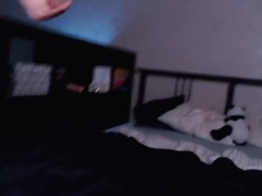Arsch, Grosser arsch, Braunhaarige, Hochschule, Spermaladung, Kehlenfick, Brille, Pov