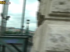 Bruinharig, Buiten, Openbaar, Kousen, Strippen