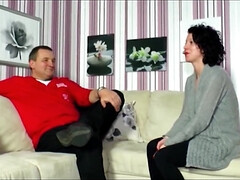 美女, デカチン, フェラチオ, 茶髪の, ズームショット, フェティッシュ, ハードコア, 淫乱熟女