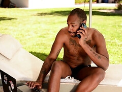 18 jahre, Arsch, Grosser schwanz, Schwarz, Blasen, Im freien, Öffentlich, Tätowierung