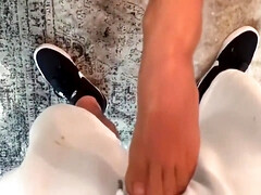 イく瞬間, カワイイ, チン, フェティッシュ, 足フェチ, 足コキ, 乳首, ストッキング