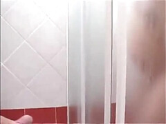 My Stepson's Wife Gets Facial in Bathroom - Amateur MILF Taboo Sex