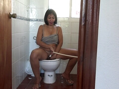 Mamada, Hembra, Hd, Mamá, Coño, Solo, Tetas, Inodoro