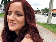 Arsch, Blasen, Handjob, Im freien, Rotschopf, Tätowierung, Jungendliche (18+), Titten