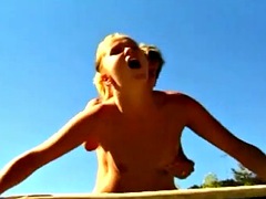 Большой член, Большие сиськи, Блондинки, На природе, Развязные, Спорт, Молоденькие, Сиськи