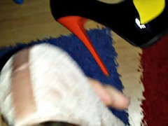 Noire, Noir ébène, Homosexuelle, Petite amie, Hard, Talons