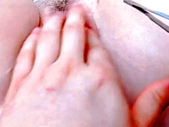 Amateur, Femelle, Doigter, Masturbation, Orgasme, Petite femme, Russe, Vierge