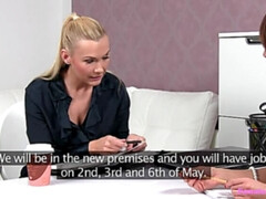 Casting Agent Interviews Her Boss And Gets A Pussy Promotion