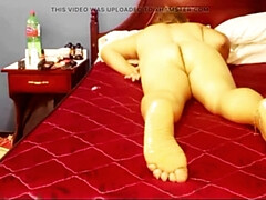 素人, デカ尻, ドイツ人, 日本人, マッサージ, 熟年, 母, オイル