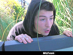 Grosser arsch, Grosser schwanz, Spermaladung, Masturbation, Milf, Mutti, Im freien, Zierlich