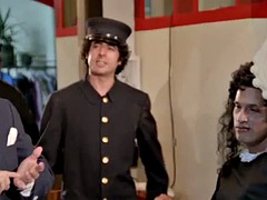 Asiatisch, Blasen, Spermaladung, Behaart, Handjob, Hardcore, Orgie, Titten