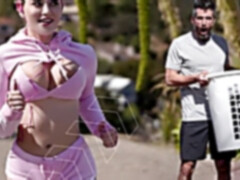 Bedriegen, Sperma shot, Groepseks, Roodharige vrouw, Sportoefening, Uniformpje