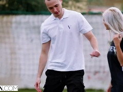 Grote lul, Blond, Beroemdheid, Stel, Diep in de keel, Erotisch, Student, Tiener