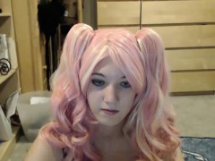 Enthousiasteling, Fetisj, Roodharige vrouw, Alleen, Webcamera