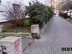 Hot MILF loan manager gives bride a chance to pay off debt with her pussy