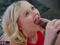 Schwarz, Blondine, Blasen, Besamung, Kehlenfick, Schwanz, Lecken, Zierlich