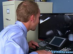 Grosse titten, Braunhaarige, Geile alte tussi, Frau frau mann, Milf, Strümpfe, Flotter dreier
