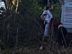 APP Driver Woman Stops Outdoor Car With Passenger!