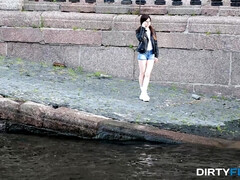 Blasen, Braunhaarige, Spermaladung, Süss, Lecken, Im freien, Rasiert, Jungendliche (18+)