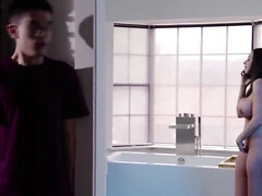 Schönheit, Grosse titten, Blasen, Braunhaarige, Klassisch, Hardcore, Hd, Muschi