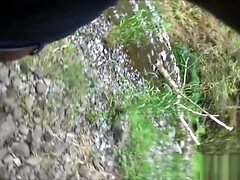 Leie, Arsch, Paar, Hd, Natürlich, Im freien, Pov, Öffentlich