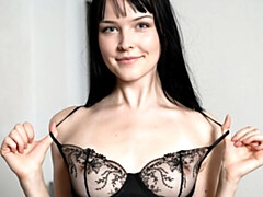 素人, お尻, ディルド, オナニー, ガリガリ, 一人, ストリッピング, おもちゃ