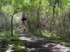 素人, お尻, オナニー, アウトドア, オマンコ, 一人, オッパイの, おもちゃ