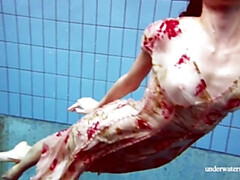 Chica, Culo grande, Fetiche, Italiano, Piscina, Puta, Solo, Bajo el agua