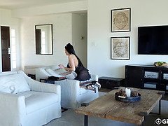 French Maid Anissa Kate Gives Anal Cleaning Services