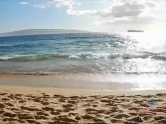 Amateur, Playa, Despelote, Masturbacion con pies, Pajear, Orgasmo, Público, Mojado