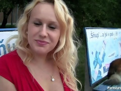 デカパイ, ブロンド, イく瞬間, ヌード, ハメ撮り, 公共, 現実, パイ刷り