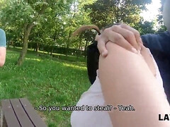 Grote mammen, Bruinharig, Mollig, Hd, Kantoor, Politie, Straf, Tiener