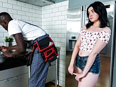 18, デカ尻, デカチン, フェラチオ, 茶髪の, ティーン, オッパイの, ヴァージン