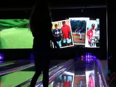 Amateur, Blonde, Talons, Piercing, Chatte, Rasée, Jupe, Nénés